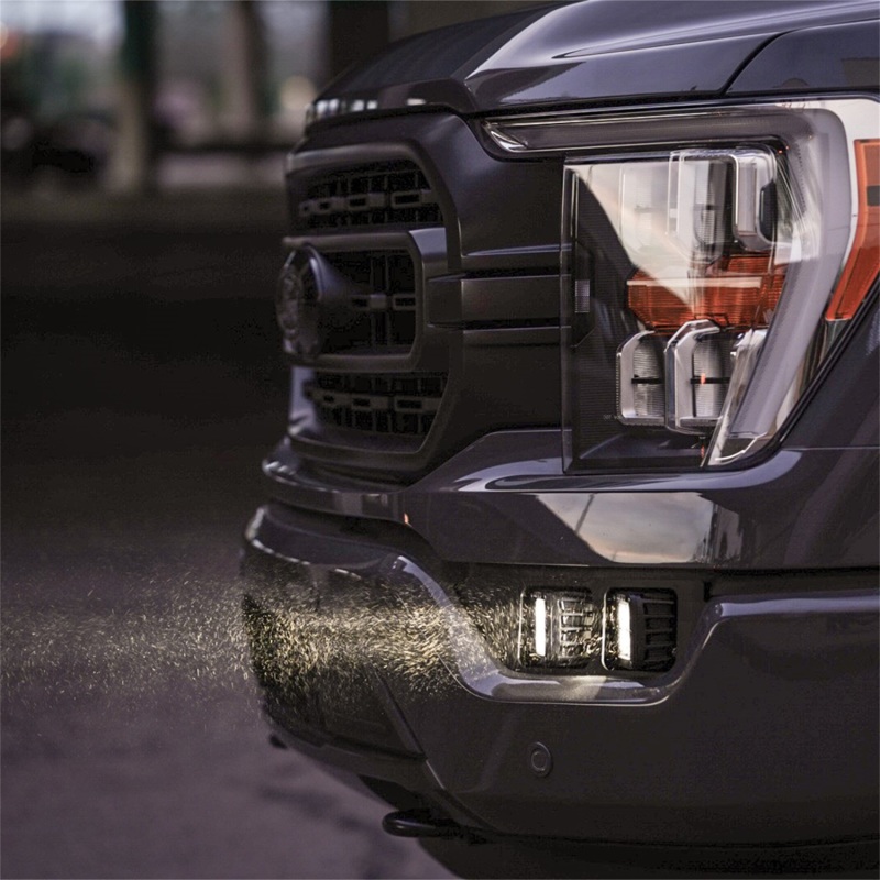 Ford F-150 Fog Light Kit - Front - Rigid Industries - Dual Fog Light Kit with D-Series SAE and Spot Lights - `21-`27